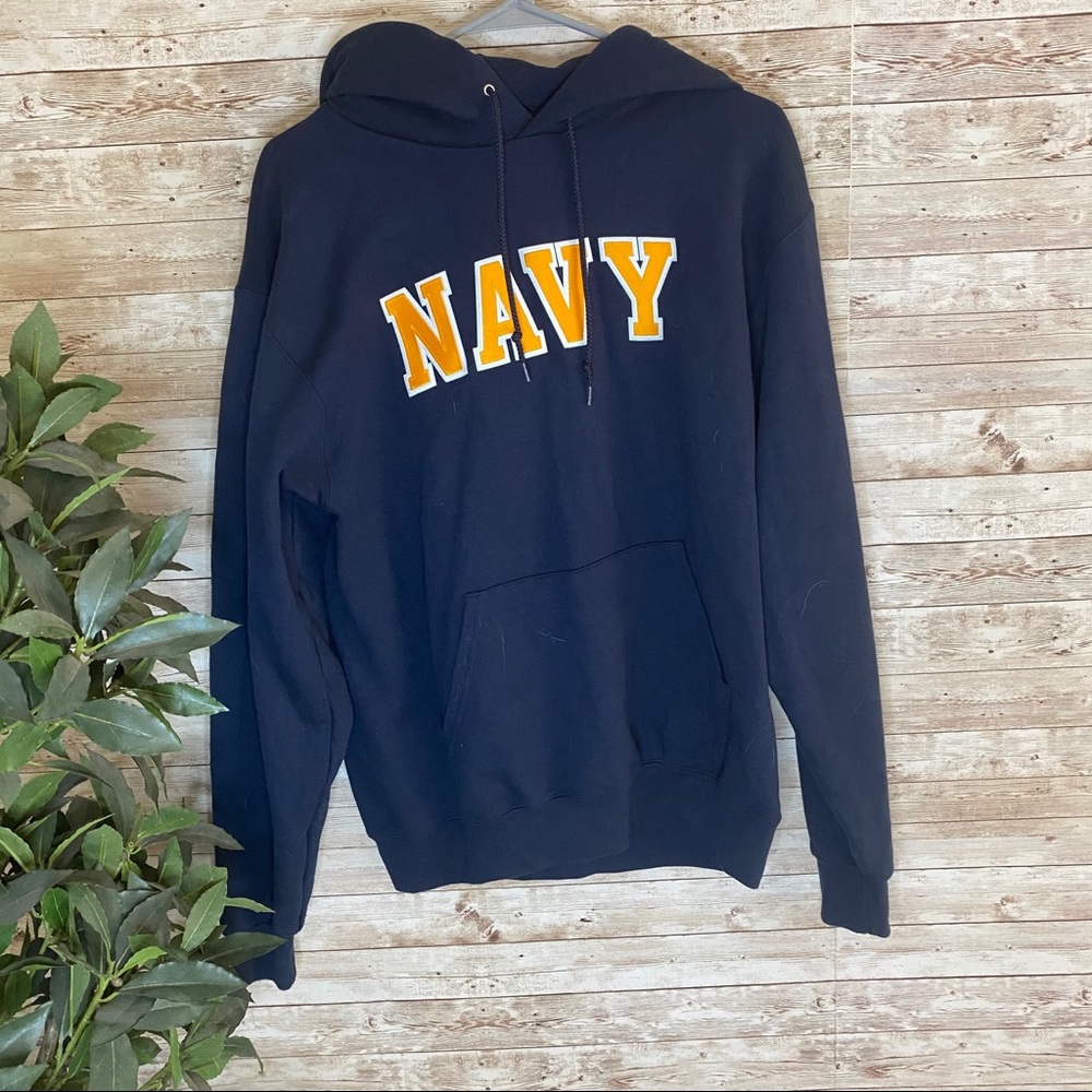 Champion Collegiate Navy Hoodie
